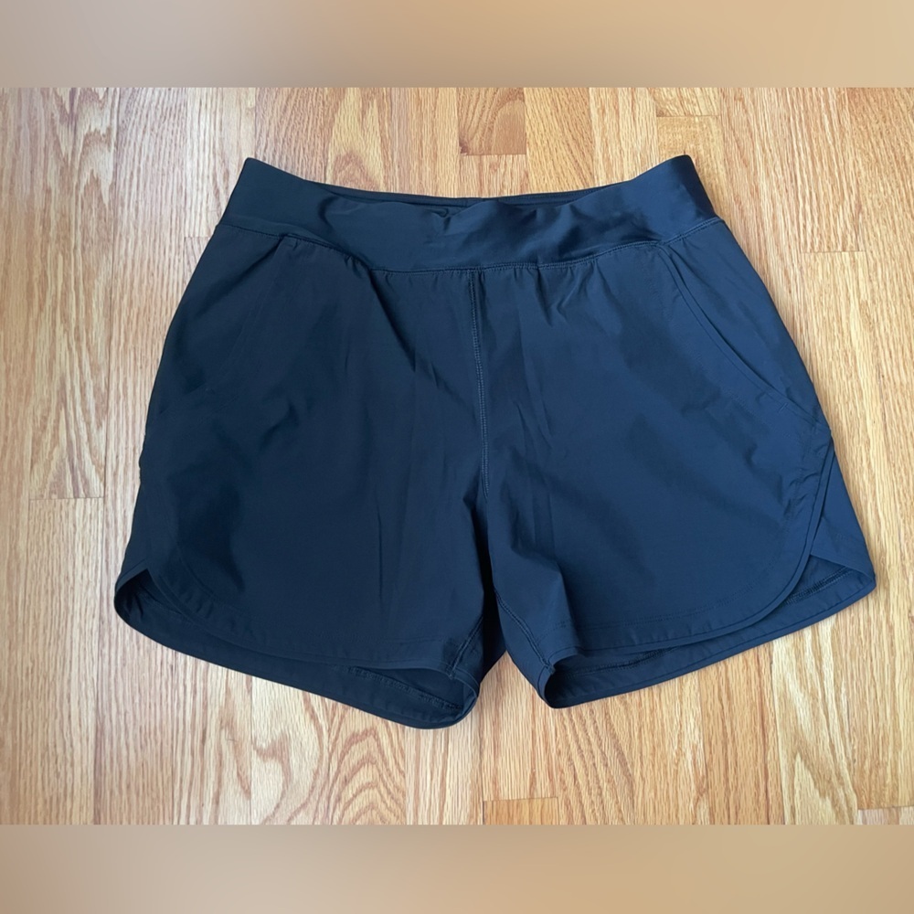 Land’s End Lined Black Swim Shorts